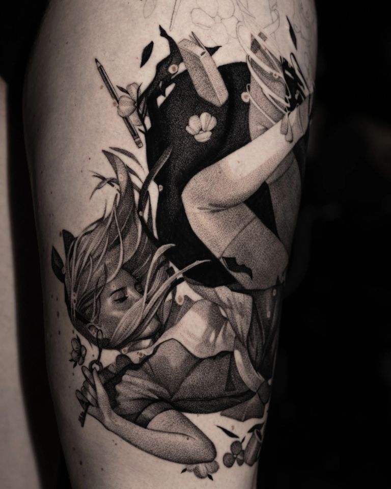 Mixed Styles · thigh